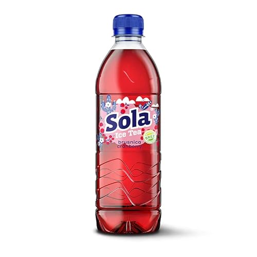SOLA the real taste - Hergestellt mit echten Zutaten und mit gepresstem Geschmack (Pfirsich, 0.5 L) (Preiselbeere, 0.5 L) von SORINA
