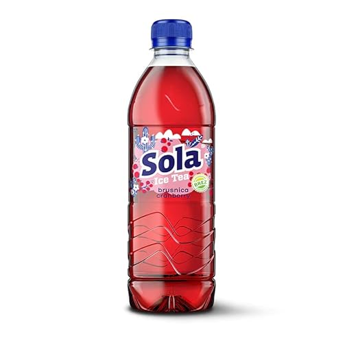 SOLA the real taste - Hergestellt mit echten Zutaten und mit gepresstem Geschmack (Pfirsich, 0.5 L) (Preiselbeere, 0.5 L) von SORINA