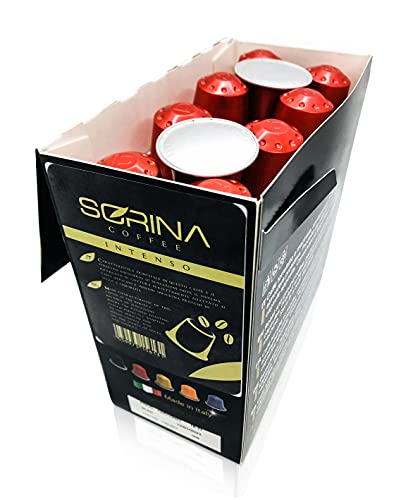 SORINA Nespresso Aluminium Kaffeekapseln (Intenso, 50 Kapseln) von SORINA