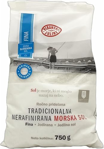 Traditionelles grobes, nicht jodiertes, unraffiniertes Meersalz (750-Gramm-Beutel) – unraffiniertes Meersalz – gut zum Kochen und Speisesalz (26 Unzen) (1) von SORINA
