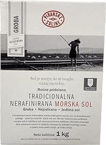Traditionelles unraffiniertes jodiertes feines Meersalz (1-kg-Beutel) – rein organisches, unraffiniertes Meersalz – ideal zum Kochen und als Speisesalz (3er-Pack), pro 1-kg-Einheit... von SORINA