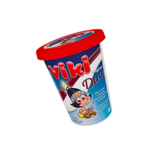 VIKI DUO 600g - Zweifarbiger Schoko-Snack - halb Zartbitterschokolade & halb weiße Vanillecreme von SORINA