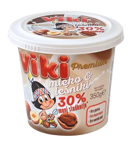 VIKI Krema Premium Milch & Haselnüsse - 30% ZUCKER 350G von SORINA