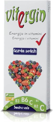 VITERGIN Erdbeer-Vitamin-Bonbons – Köstlicher Fruchtgenuss mit 24 Packungen (20 Bonbons pro Packung) – Süße Bonbons für einen gesunden Boost! (12, Forest Fruits) von SORINA