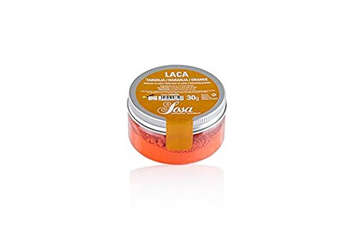 Lebensmittelfarbe, orange, fettlösliches Puder, 30g von SOSA ingredients