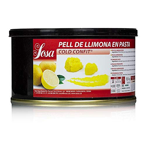 Paste - Zitronenschale, 1,5 kg von SOSA ingredients