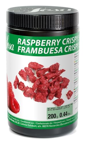 SOSA Crispy Himbeere, 5-8 mm, gefriergetrocknete Himbeerkrispies, 200 g, Lebensmittelecht SOSA Crispy Himbeere, 5-8 mm, gefriergetrocknete Himbeerkrispies, 200 g, Lebensmittelecht von SOSA