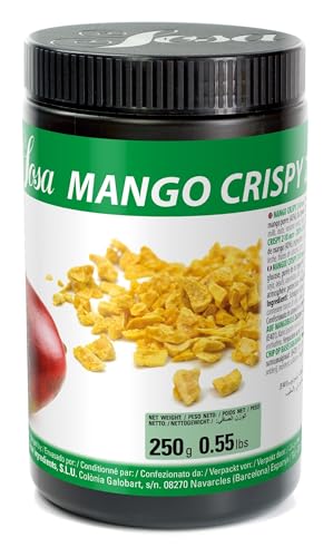 SOSA Crispy Mango Crispies, 2-10 mm, gefriergetrocknete Mango-Krispies, 250 g, lebensmittelecht SOSA Crispy Mango Crispies, 2-10 mm, gefriergetrocknete Mango-Krispies, 250 g, lebensmittelecht von SOSA