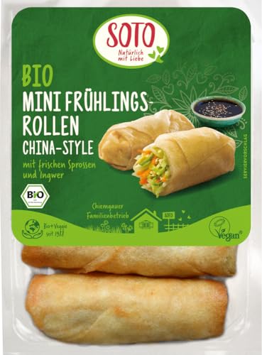 Bio Mini Frühlingsrollen China-Style 12 x 200 gr Bio Mini Frühlingsrollen China-Style 12 x 200 gr von SOTO