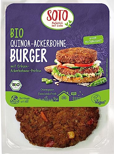 SOTO Bio Quinoa-Ackerbohne Burger (6 x 150 gr) von SOTO