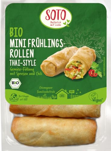 Bio Mini Frühlingsrollen Thai-Style 6 x 200 gr von SOTO