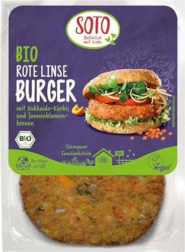 SOTO Bio Rote Linse Burger (6 x 160 gr) von SOTO