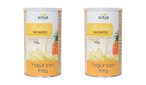 Sotya Sparpack - Sättigender Joghurt Ananas 700 Gramm (insgesamt 2 x 700 Gramm = 1400 Gramm) von SOTYA BESLAN