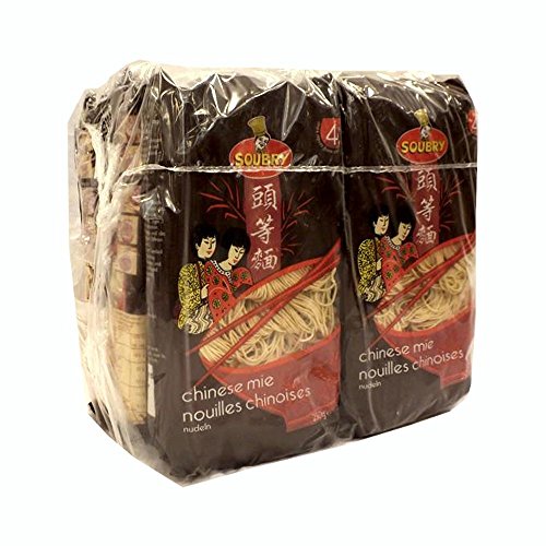 Soubry Chinese Mie Noodles 6 x 250g Packung (Chinesische Mie-Nudeln) von SOUBRY