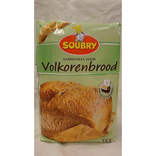 Soubry Tarwemeel voor Volkorenbrood 5000g Packung (Weizenmehl für Vollkornbrot) von SOUBRY