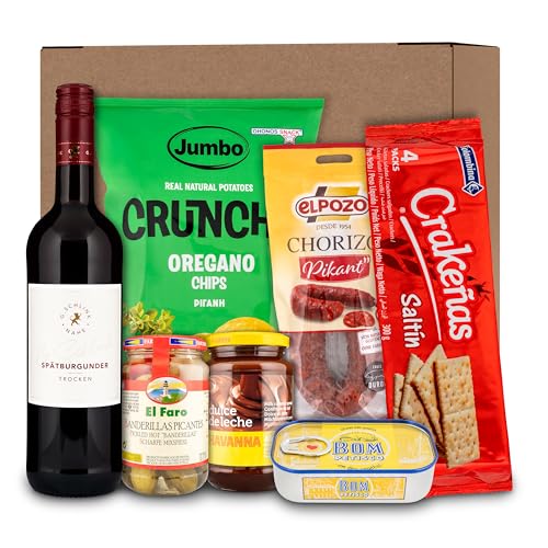 Gourmet Geschenksets | Hochwertige Zutaten aus Spanien und Portugal | Edle Weine & Snacks Sets | Geschenkidee für Männer und Frauen, Geburtstag, besonderer Anlass, Geschenkset für Erwachsene Gourmet Geschenksets | Hochwertige Zutaten aus Spanien und Portugal | Edle Weine & Snacks Sets | Geschenkidee für Männer und Frauen, Geburtstag, besonderer Anlass, Geschenkset für Erwachsene von SPARSANDO