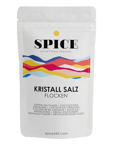SPICE Rosa Kristallsalz Salz 250g, Pink Salt Flakes (Punjab Pakistan), Kristall Salz Flocken - wie Meersalz mit der Fleur de Sel Methode getrocknet - ideal für Steak & Co, ohne Jod von SPICE 345 world's finest selection