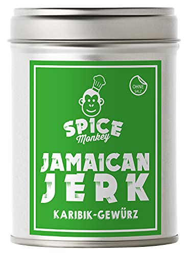 Jamaican Jerk, Karibik-Gewürz für Jerk Chicken, Jerk Pork, 120 g in Aromaschutzdose von SPICE Monkey