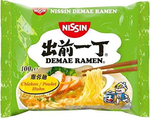 SPICEHUB NISSIN Hühnergeschmack Instant Nudeln 100 g (5 Stück) von SPICEHUB