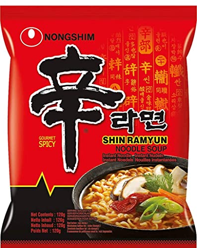 SPICEHUB NongShim Shin Ramyun Nudelsuppe, Gourmet Spicy, 20 Stück von SPICEHUB