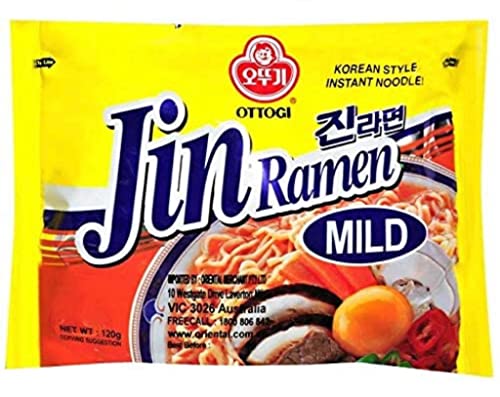 SPICEHUB Ottogi Jin Ramen (mild) 120 g (5 Stück) von SPICEHUB