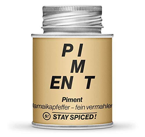 JAMAIKA PFEFFER von STAY SPiCED ! Piment I Ganze Pfefferkörner I Ideal für die Pfeffermühle I 170 ml Weißblechdose von stay spiced!