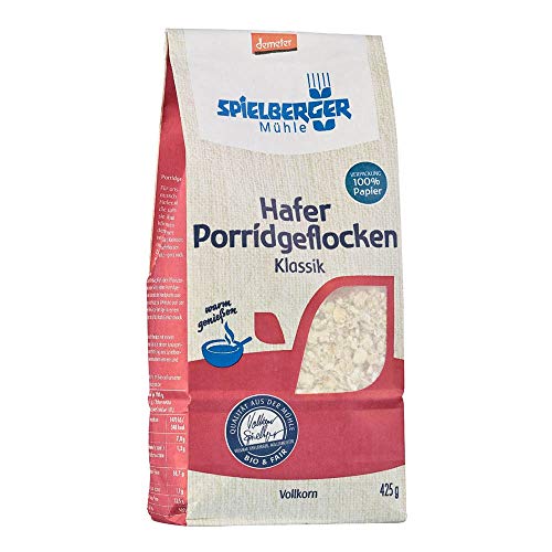 Porridgeflocken - Hafer Klassik Demeter 425g von SPIELBERGER MÜHLE