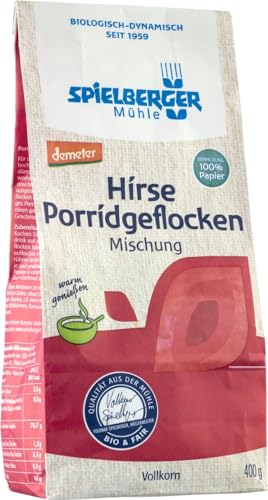 SPIELBERGER MÜHLE: Porridgeflocken - Hirse Mischung DEMETER 400g (1600g) von SPIELBERGER MÜHLE