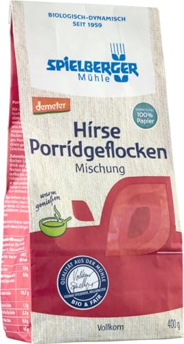 SPIELBERGER MÜHLE: Porridgeflocken - Hirse Mischung DEMETER 400g (400g) von Spielberger Mühle