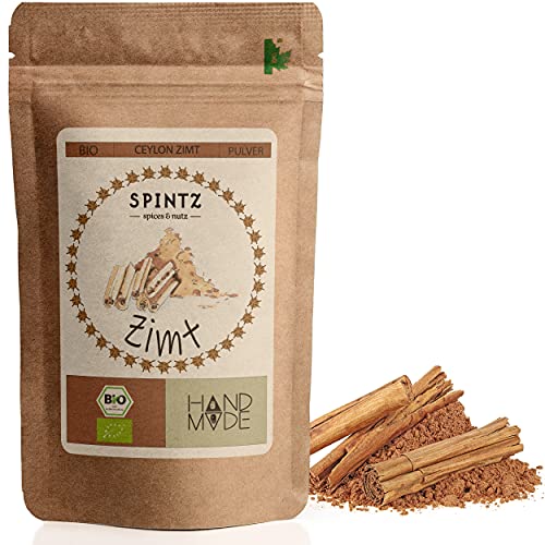 SPINTZ | 1000g Bio Ceylon Zimt Pulver | Ceylonzimt | gemahlene Zimtstangen | plastikfrei verpackt von SPINTZ