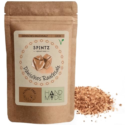 SPINTZ 250g Dänisches Rauchsalz | Kaltgeräuchert in Dänemark | Danish Smoked Salt | Speisesalz | Geräuchertes Salz | ideal für vegane Ernährung | würzig intensives Rauch Salz | plastikfrei verpackt SPINTZ 250g Dänisches Rauchsalz | Kaltgeräuchert in Dänemark | Danish Smoked Salt | Speisesalz | Geräuchertes Salz | ideal für vegane Ernährung | würzig intensives Rauch Salz | plastikfrei verpackt von SPINTZ