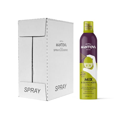 SPRAYLEGGERO BIO Dressing-Spray 6x200 ml - 100% Italienisch, BIO Olivenöl Extra Vergine Superior-Kategorie und BIO Balsamico-Essig aus Modena PGI in Praktischer Sprühflasche SPRAYLEGGERO BIO Dressing-Spray 6x200 ml - 100% Italienisch, BIO Olivenöl Extra Vergine Superior-Kategorie und BIO Balsamico-Essig aus Modena PGI in Praktischer Sprühflasche von SPRAYLEGGERO