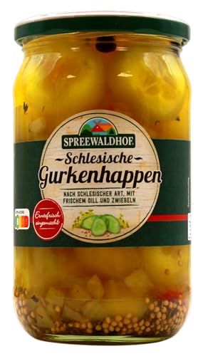 Spreewaldhof Schlesische Gurkenhappen, 12er Pack (12 x 290g) von SPREEWALDHOF