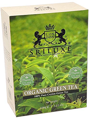 SRILUXE - Premium Qualität Bio-Lockerblätter Grüntee | hoch gewachsene lose Blätter Gewichtsverlust Tee | 100% natürlich frisch geerntet von SRILUXE