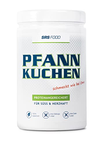 SRS Food - Pfannkuchen, 500 g | klassische Pfannkuchen | proteinangereichert | ohne Süßungsmittel und Hilfsstoffe | deutsche Premiumqualität von SRS Muscle