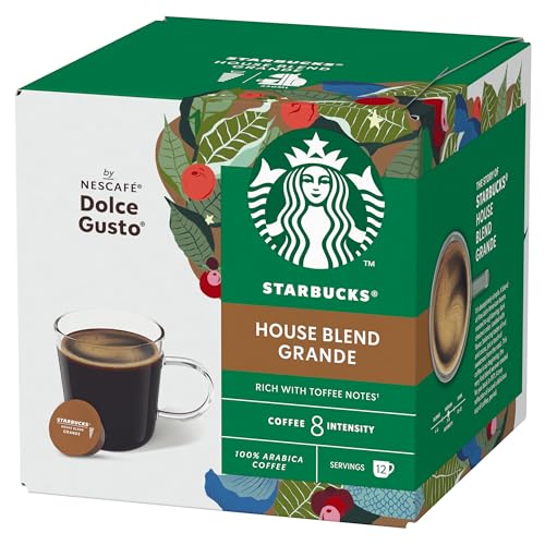 NEU! NESCAFÉ® Dolce Gusto® Starbucks® Grande House Blend - 12 Kapseln / Portionen - Espresso - Grande - Lungo - 100% Arabica von STARBUCKS