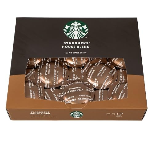 STARBUCKS® House Blend 50 Kaffee-Pads für Nespresso Pro (Medium Röstung, 3.2 kg, 50 Pads à 6.4 g) von STARBUCKS