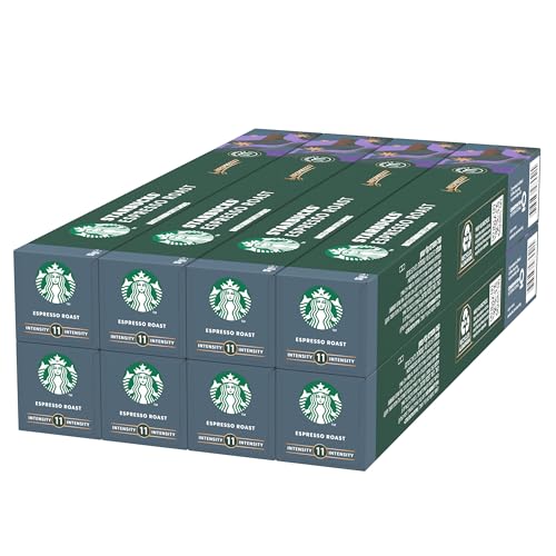 STARBUCKS Espresso Roast by Nespresso, Dunkle Röstung, Kaffeekapseln 8 x 10 (80 Kapseln) von STARBUCKS