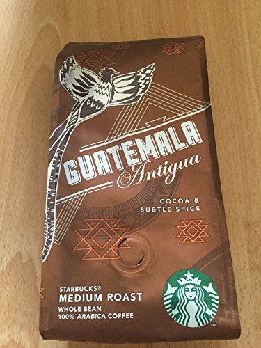 STARBUCKS Guatemala Antigua 100% Arabica Kaffee Bohnen Medium (Harmonisch, sanft und intensiv), 1er Pack (1 x 250g Kaffeebohnen) von STARBUCKS