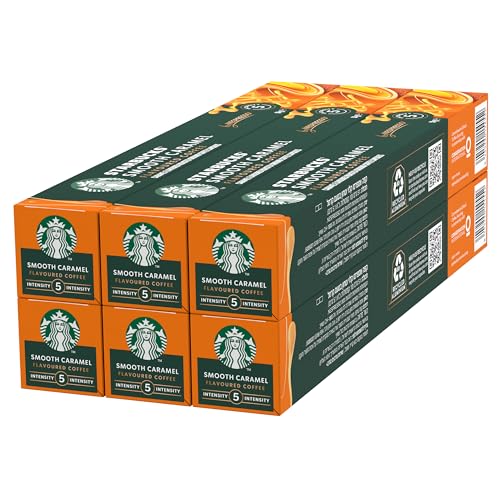 STARBUCKS by Nespresso, Helle Röstung, Karamell Aromatischen Kaffeekapseln 6 x 10 (60 Kapseln) von STARBUCKS