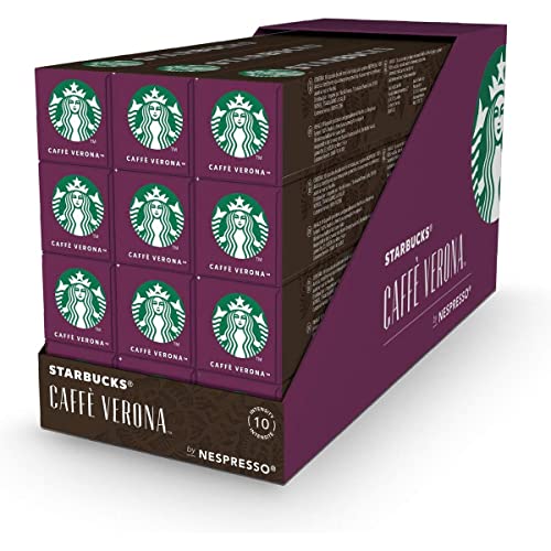 Starbucks? - Caff? Verona by Nespresso? Dark Roast - 12x 10 Capsules von STARBUCKS