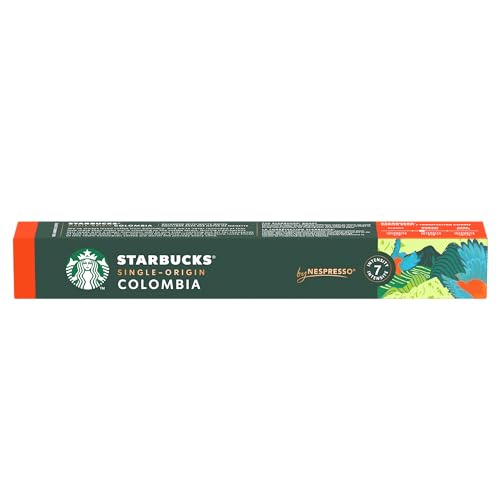 Starbucks - Colombia Espresso - Kaffeekapseln - einzigartiger Ursprung und einzigartiger Geschmackskaffee - Intensität 7 - 10 Kapseln von STARBUCKS