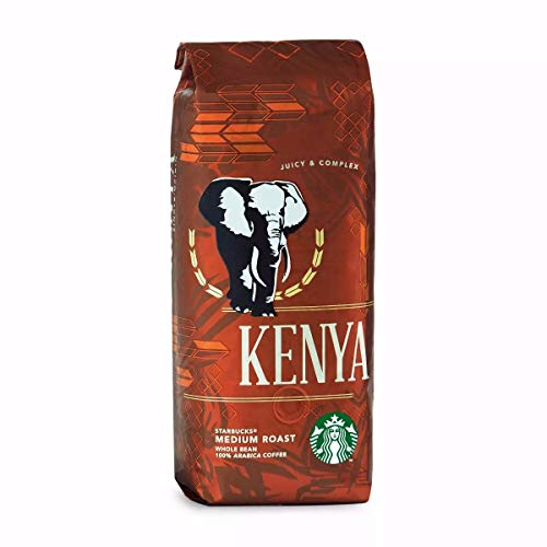 STARBUCKS Kenya 100% Arabica Kaffee Bohnen Medium (Harmonisch, sanft und intensiv), 1er Pack (1 x 250g Kaffeebohnen) von STARBUCKS