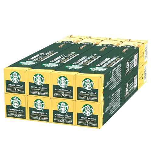 Starbucks by Nespresso, Helle Röstung, Vanille Aromatischen Kaffeekapseln 8 x 10 (80 Kapseln) von STARBUCKS