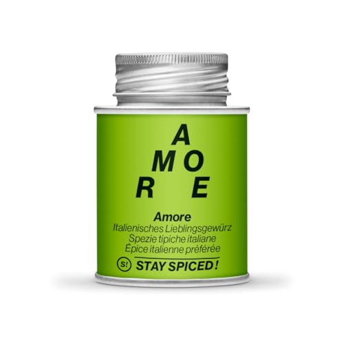 STAY SPICED ! Amore Kräutersalz | Meersalz & italienische Kräuter | Fisch-Huhn-Kalb Gewürz I Füllgewicht 70g | Verpackt mit viel Amore in 170ml Schraubdose aus Weißblech | zu 100% recyclebar STAY SPICED ! Amore Kräutersalz | Meersalz & italienische Kräuter | Fisch-Huhn-Kalb Gewürz I Füllgewicht 70g | Verpackt mit viel Amore in 170ml Schraubdose aus Weißblech | zu 100% recyclebar von stay spiced!