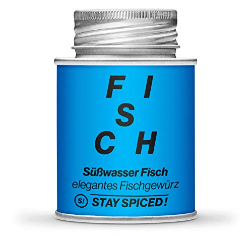 Fisch Gewürz von STAY SPICED ! BBQ Gewürz Für Süsswasser Fische I Grillgewürz I Marinade I 170 ml Weißblechdose von stay spiced!