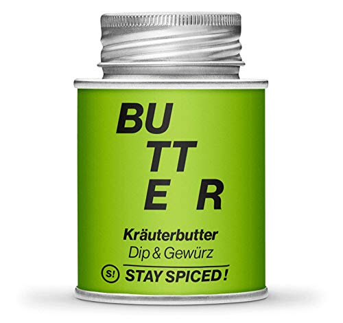 Kräuterbutter Selber machen mit dem BBQ Kräutergewürz von STAY SPICED ! BBQ Gewürz I Grillgewürzmischung | Füllgewicht 60g | 170ml Schraubdose aus Weißblech zu 100% recyclebar Kräuterbutter Selber machen mit dem BBQ Kräutergewürz von STAY SPICED ! BBQ Gewürz I Grillgewürzmischung | Füllgewicht 60g | 170ml Schraubdose aus Weißblech zu 100% recyclebar von stay spiced!