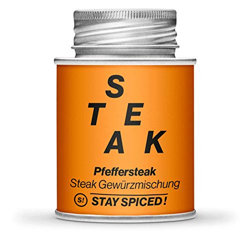 STAY SPICED ! Pfeffersteak I BBQ Gewürz verfeinert mit edlem Rum I Enzigartig köstlich I 170 ml STAY SPICED ! Pfeffersteak I BBQ Gewürz verfeinert mit edlem Rum I Enzigartig köstlich I 170 ml von stay spiced!
