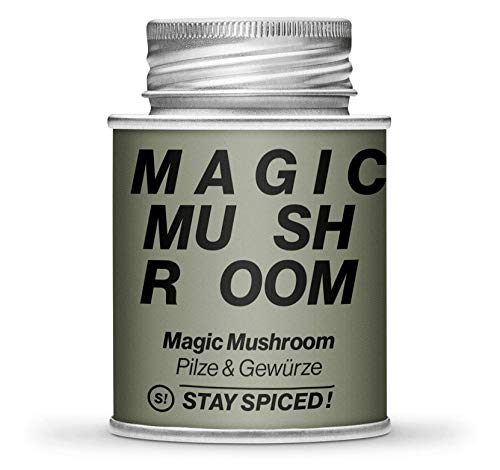 Waldpilz (ehemals Magic Mushroom) von STAY SPICED ! I Hochwertige Pilze & Gewürze in Premiumqualität I Füllgewicht 70g | 170ml Schraubdose aus Weißblech zu 100% recyclebar von stay spiced!