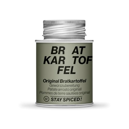 Original Salzburger Bratkartoffel Gewürz von STAY SPICED ! I In Premiumqualität I Füllgewicht 60g | 170ml Schraubdose aus Weißblech zu 100% recyclebar Original Salzburger Bratkartoffel Gewürz von STAY SPICED ! I In Premiumqualität I Füllgewicht 60g | 170ml Schraubdose aus Weißblech zu 100% recyclebar von stay spiced!